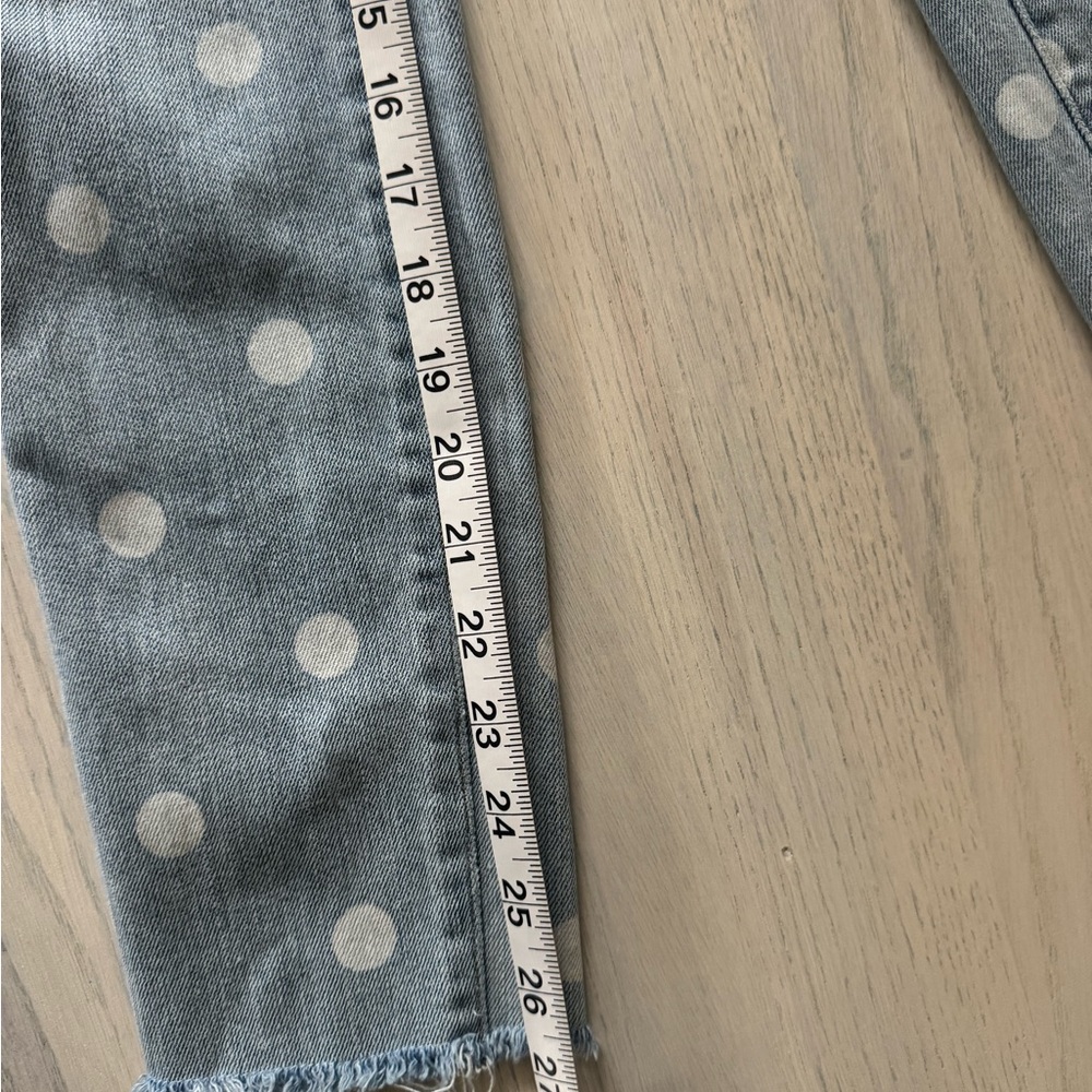 Marc Jacobs Light Blue Polka Dot Slim Jeans - Picture 6 of 8